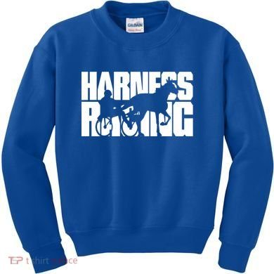 Harness Racing Gift Designs Harness Racing Gift Grey Small Kids Sweatshirt