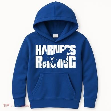 Harness Racing Gift Designs Harness Racing Gift Grey Small Kids Hoodie