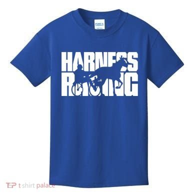 Harness Racing Gift Designs Harness Racing Gift Grey Small Kids T-Shirt
