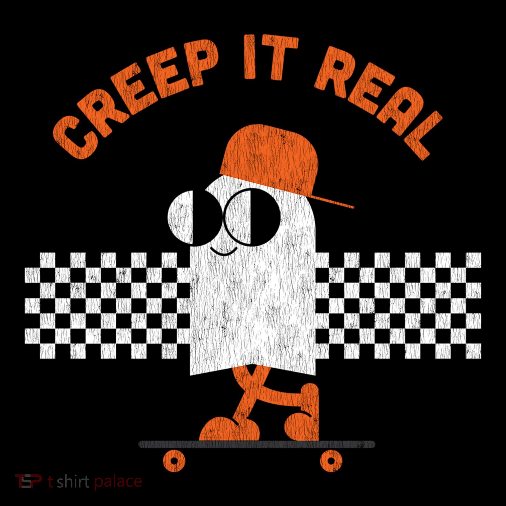 Halloween Retro Ghost On Skateboard Creep It Real Cool Gift Coffee Mug