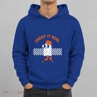Halloween Retro Ghost On Skateboard Creep It Real Cool Gift Hoodie thumb 0