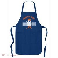 Halloween Retro Ghost On Skateboard Creep It Real Cool Gift Apron thumb 0