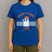 Halloween Retro Ghost On Skateboard Creep It Real Cool Gift T-Shirt thumb 4