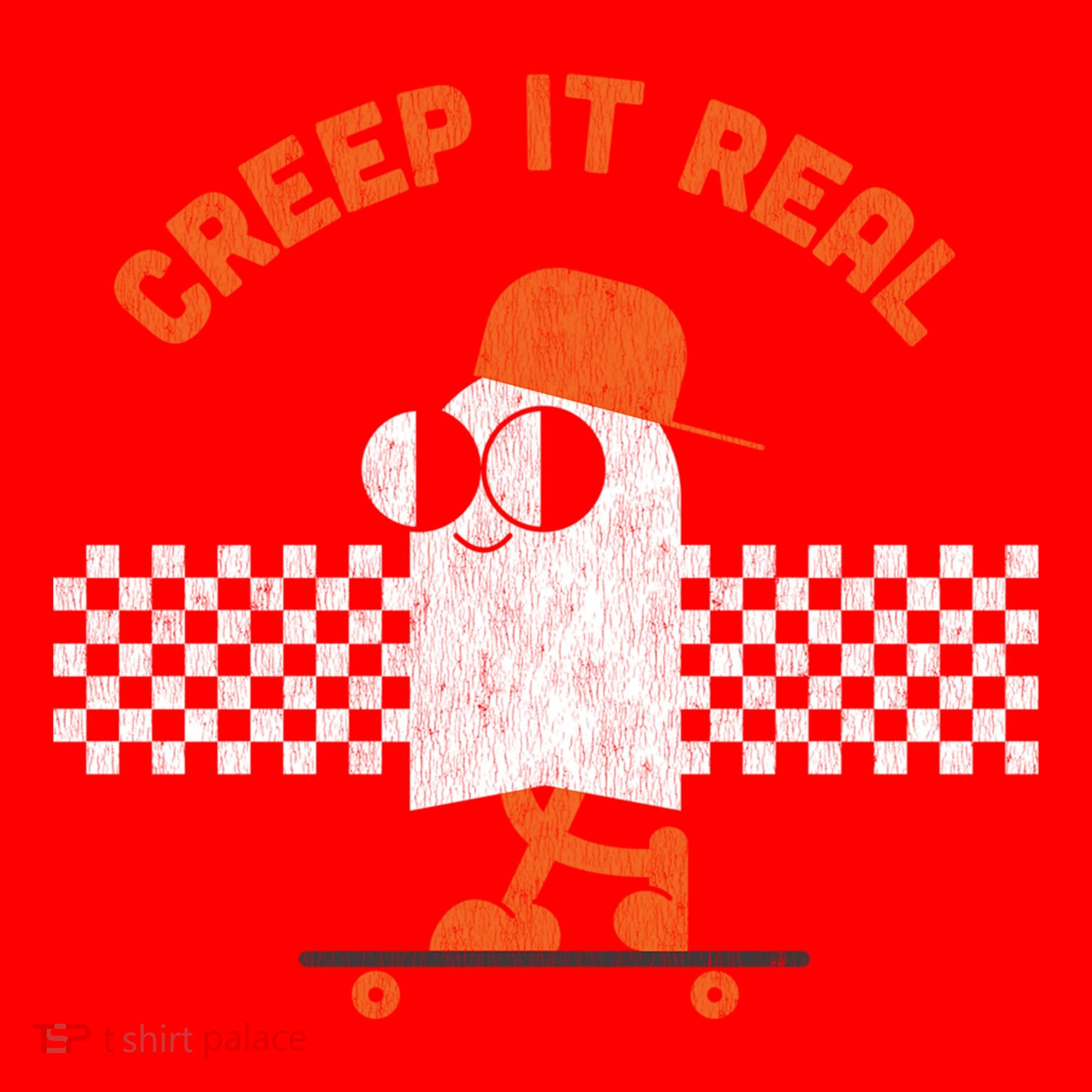 Halloween Retro Ghost On Skateboard Creep It Real Cool Gift Santa Hat