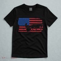 Horse Racing Harness Racing USA Flag Trotter Pacer T-Shirt thumb 5