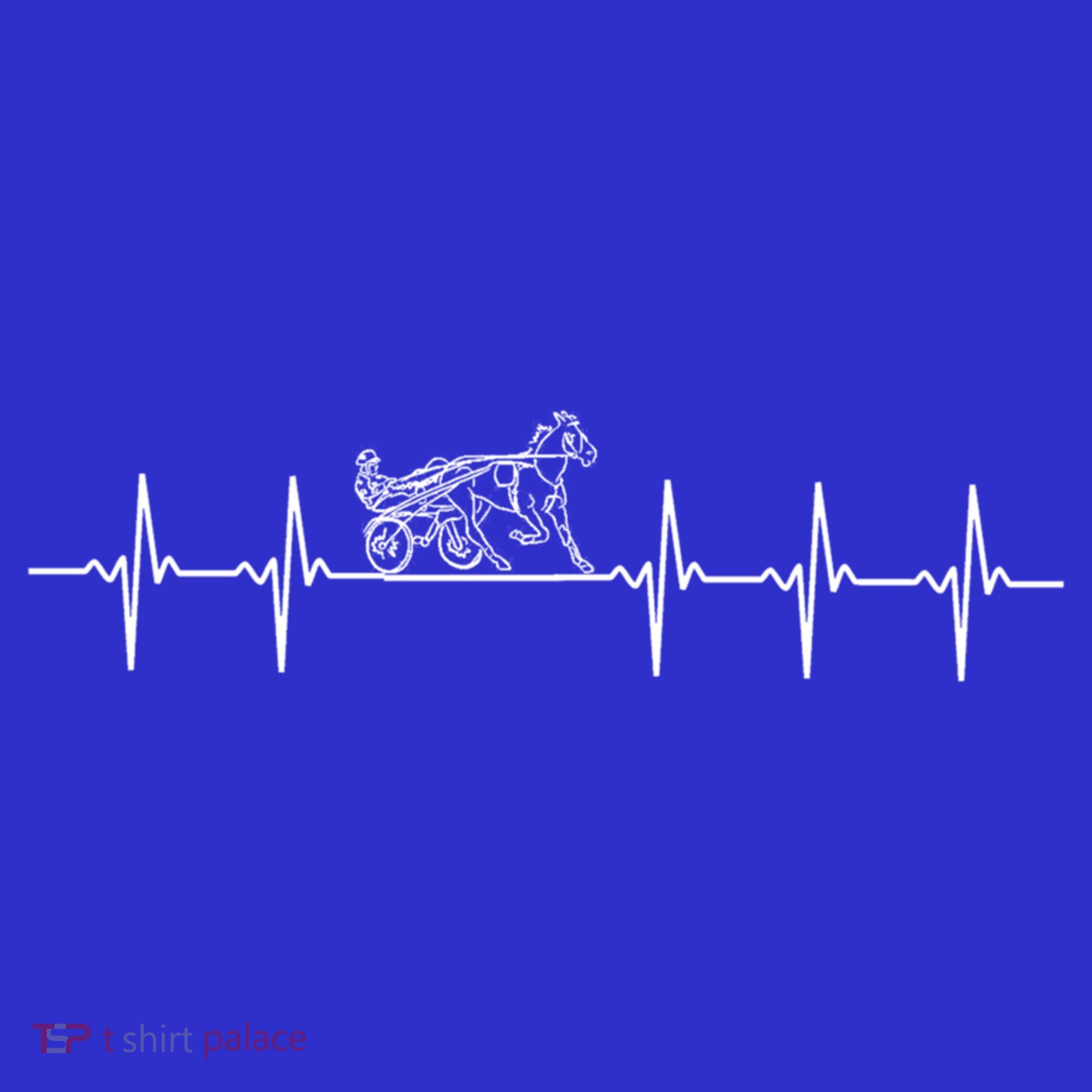 Harness Racing Heartbeat Great Gift Love Horse Racing Sweatshirt