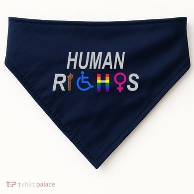 Human Rights USA-Made Doggie Bandana