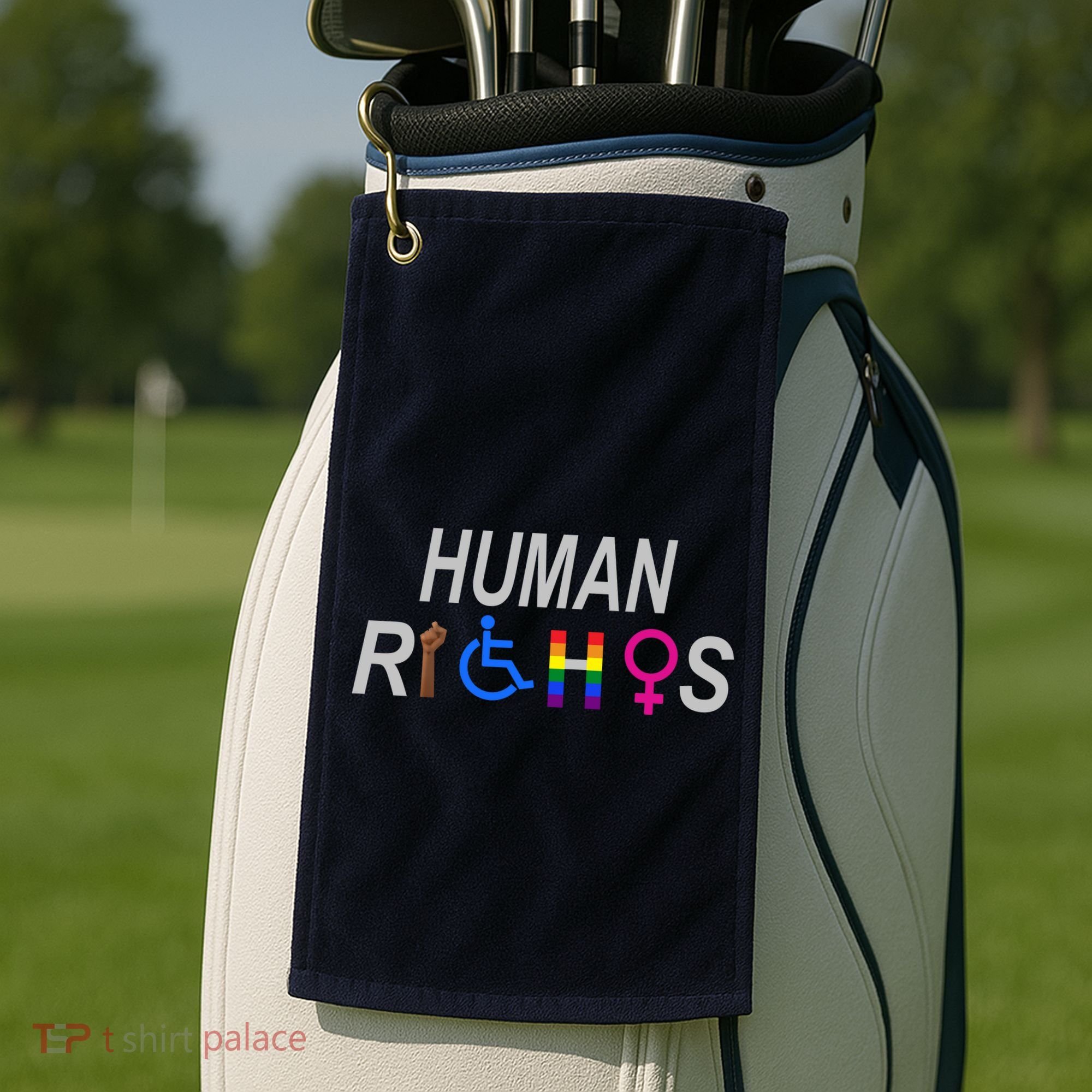 Human Rights Golf Towel
