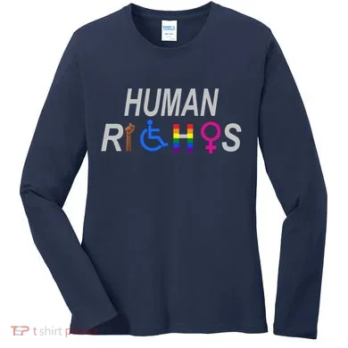 Human Rights Women's Long Sleeve Shirt