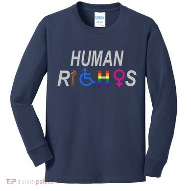 Human Rights Kids Long Sleeve Shirt