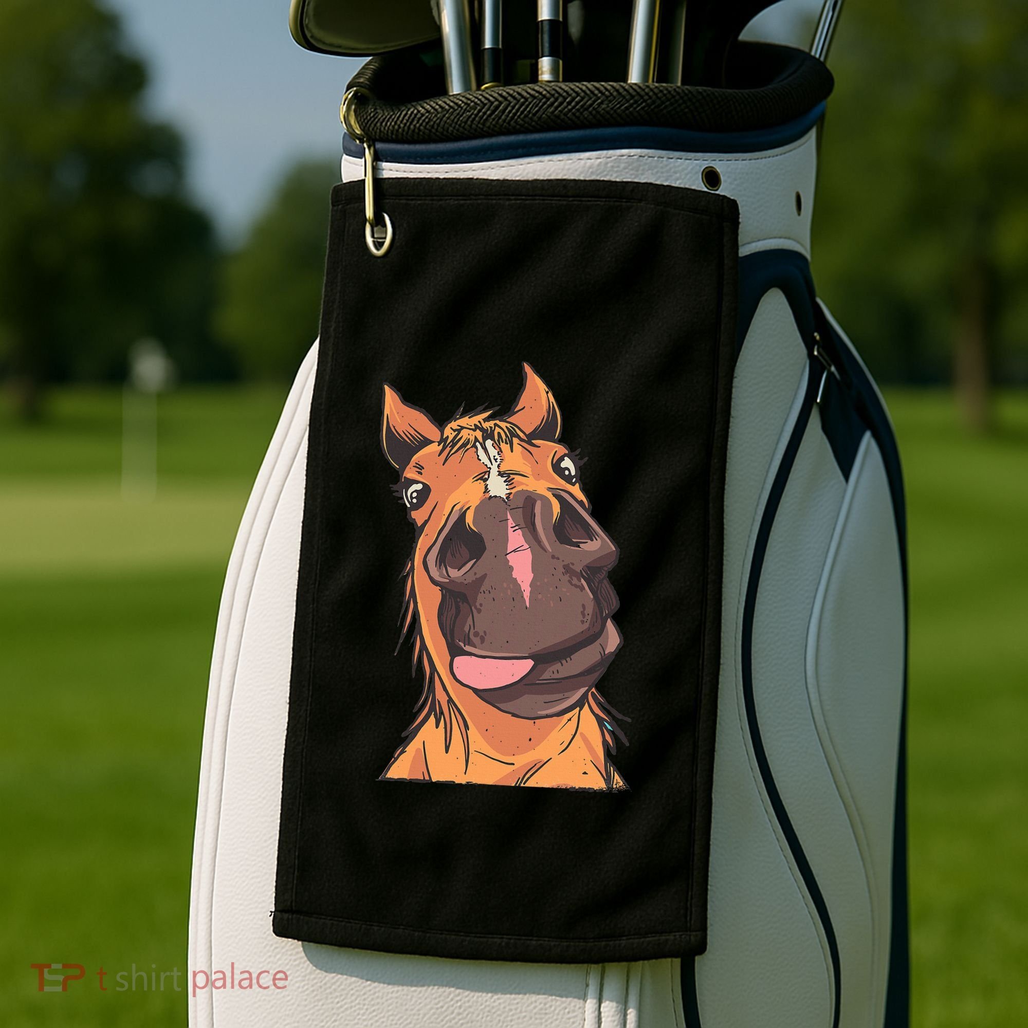Horse Riding Golf Towel