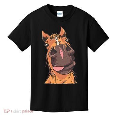 Horse Riding Kids T-Shirt