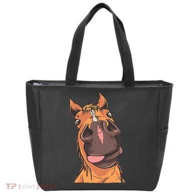 Horse Riding Tote Bag