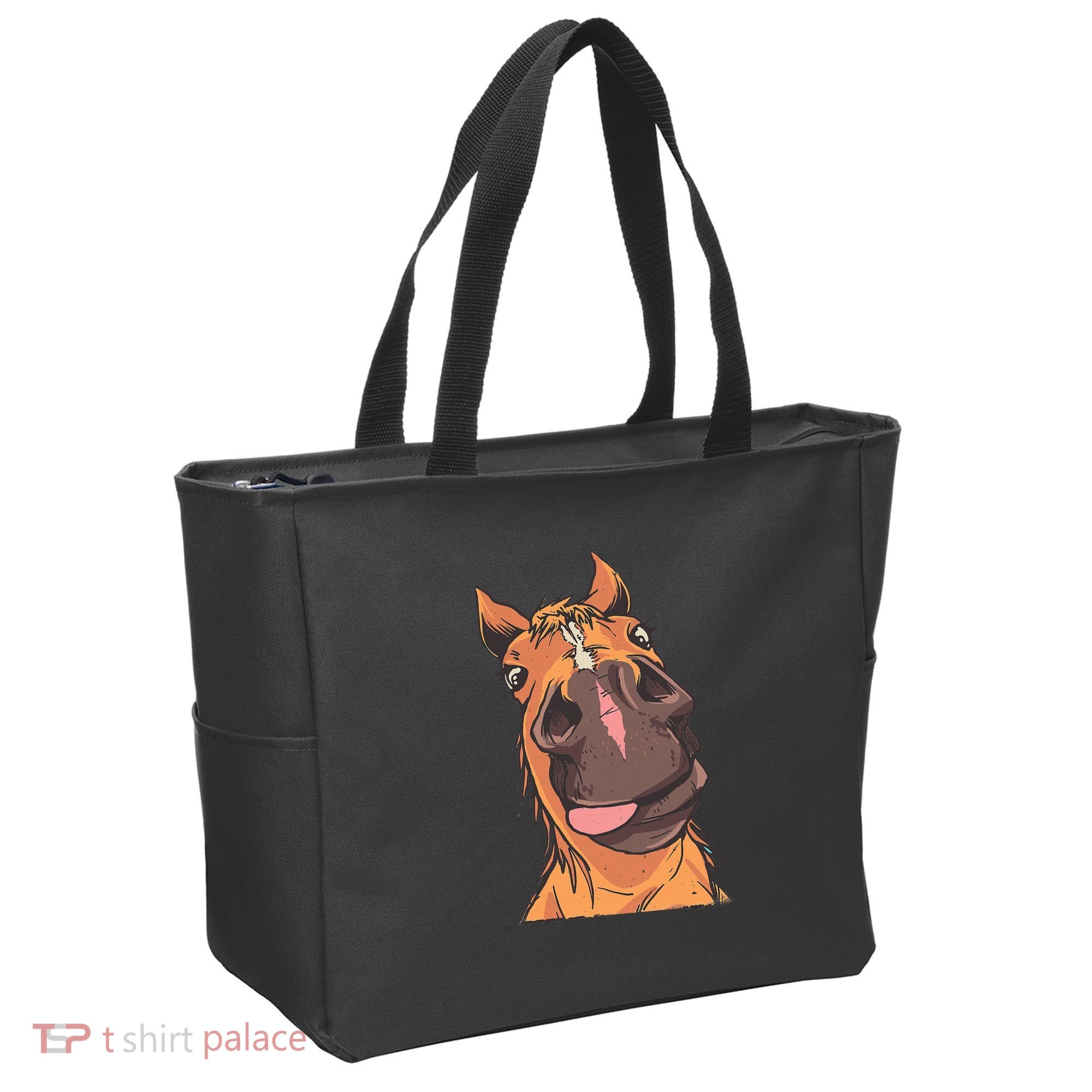 Horse Riding Tote Bag