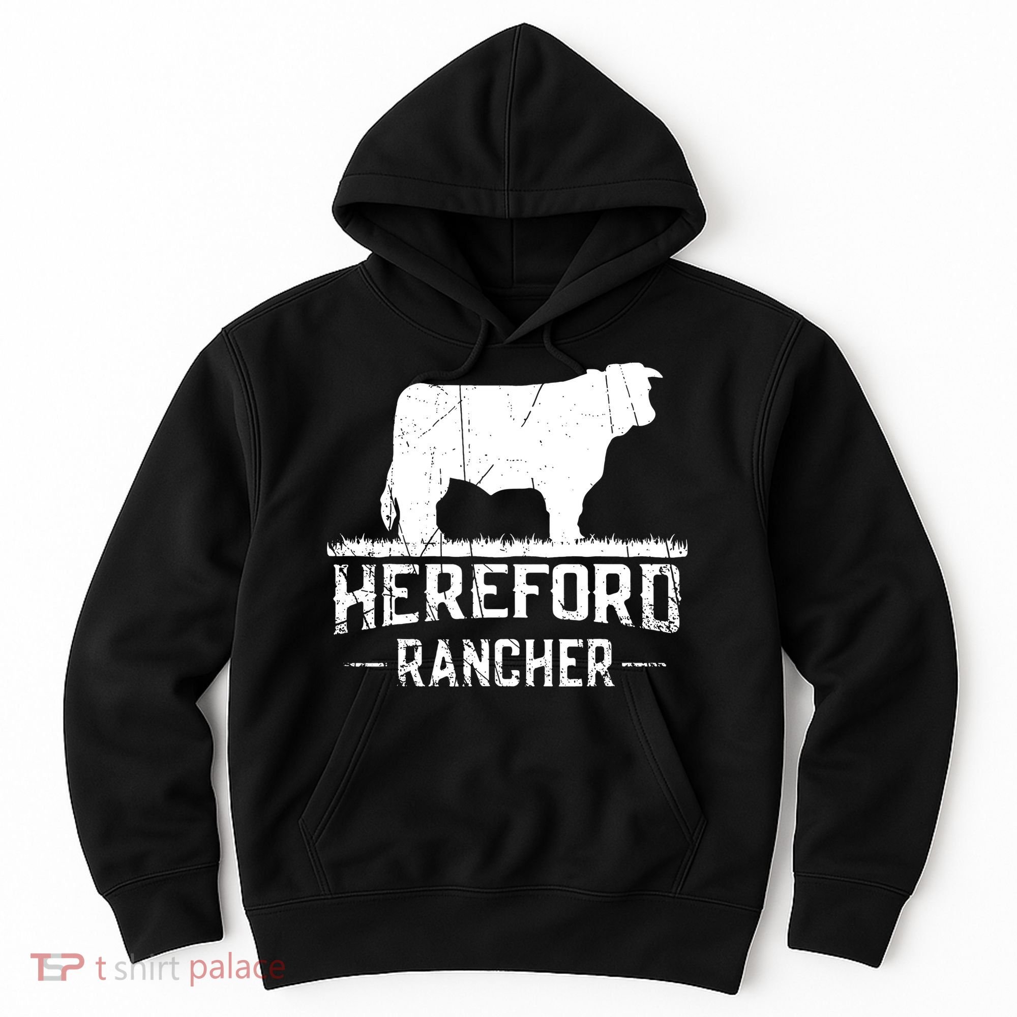 Hereford Rancher Hereford Cow For Cattle Farmer Hoodie