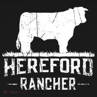 Hereford Rancher Hereford Cow For Cattle Farmer Sweatshirt thumb 3