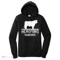 Hereford Rancher Hereford Cow For Cattle Farmer Women's Hoodie thumb 0