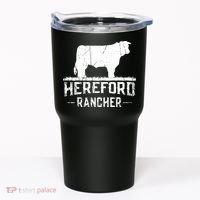 Hereford Rancher Hereford Cow For Cattle Farmer Tumbler thumb 0