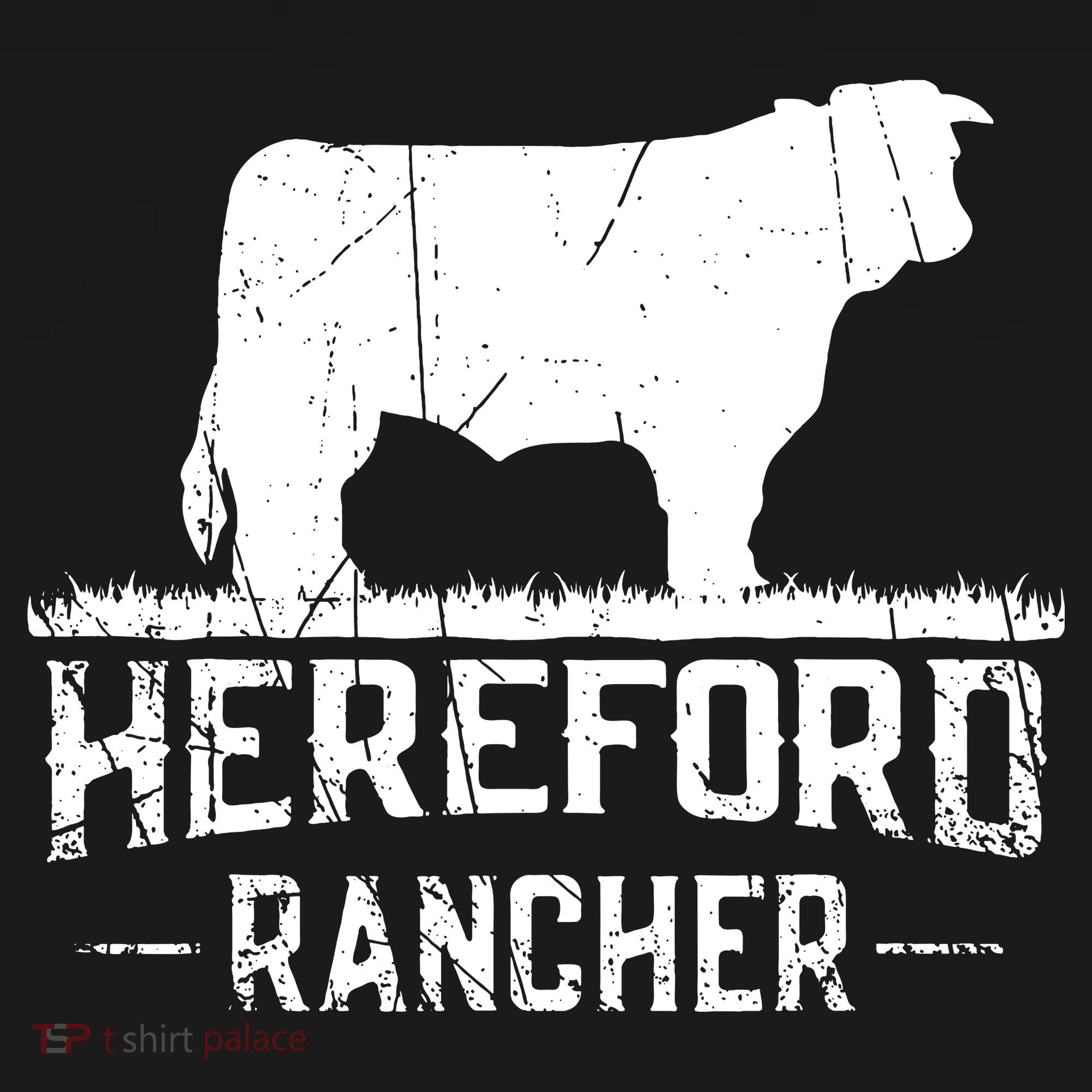 Hereford Rancher Hereford Cow For Cattle Farmer Mousepad