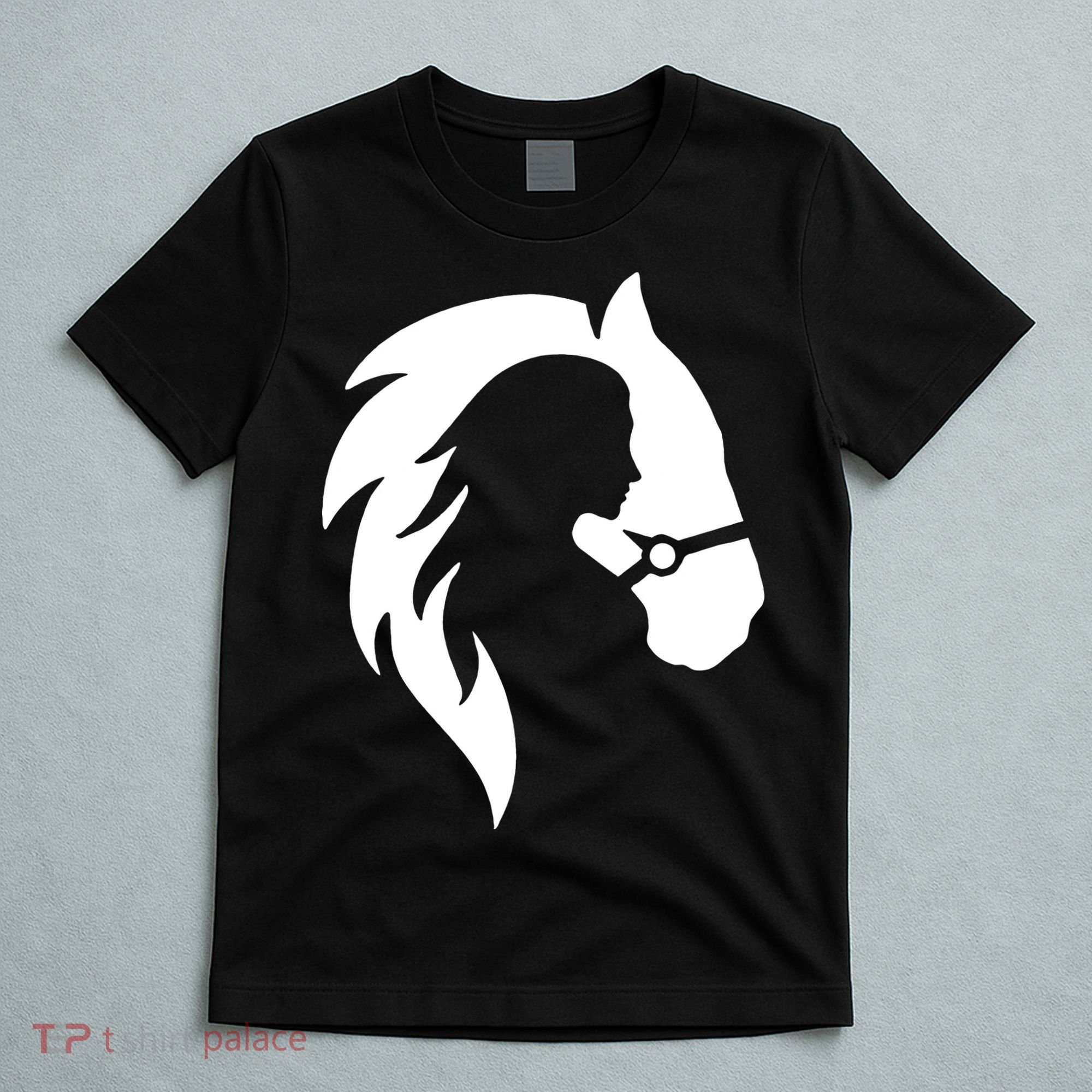 Horse Riding Horse Riding Horse Motif T-Shirt