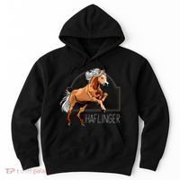 Haflinger Rider Horse Pony Riding Hoodie thumb 0