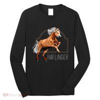 Haflinger Rider Horse Pony Riding Long Sleeve Shirt thumb 0