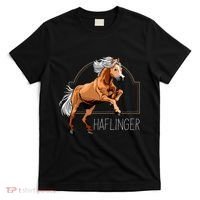 Haflinger Rider Horse Pony Riding T-Shirt thumb 0