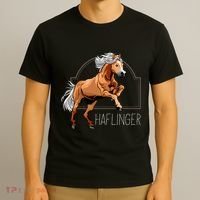 Haflinger Rider Horse Pony Riding T-Shirt thumb 3