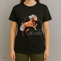 Haflinger Rider Horse Pony Riding T-Shirt thumb 4