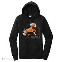 Haflinger Rider Horse Pony Riding Women's Hoodie thumb 0