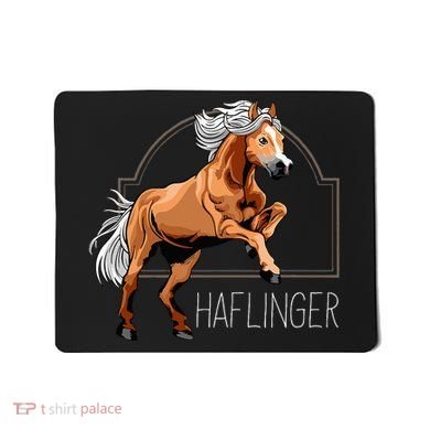 Haflinger Rider Horse Pony Riding Mousepad