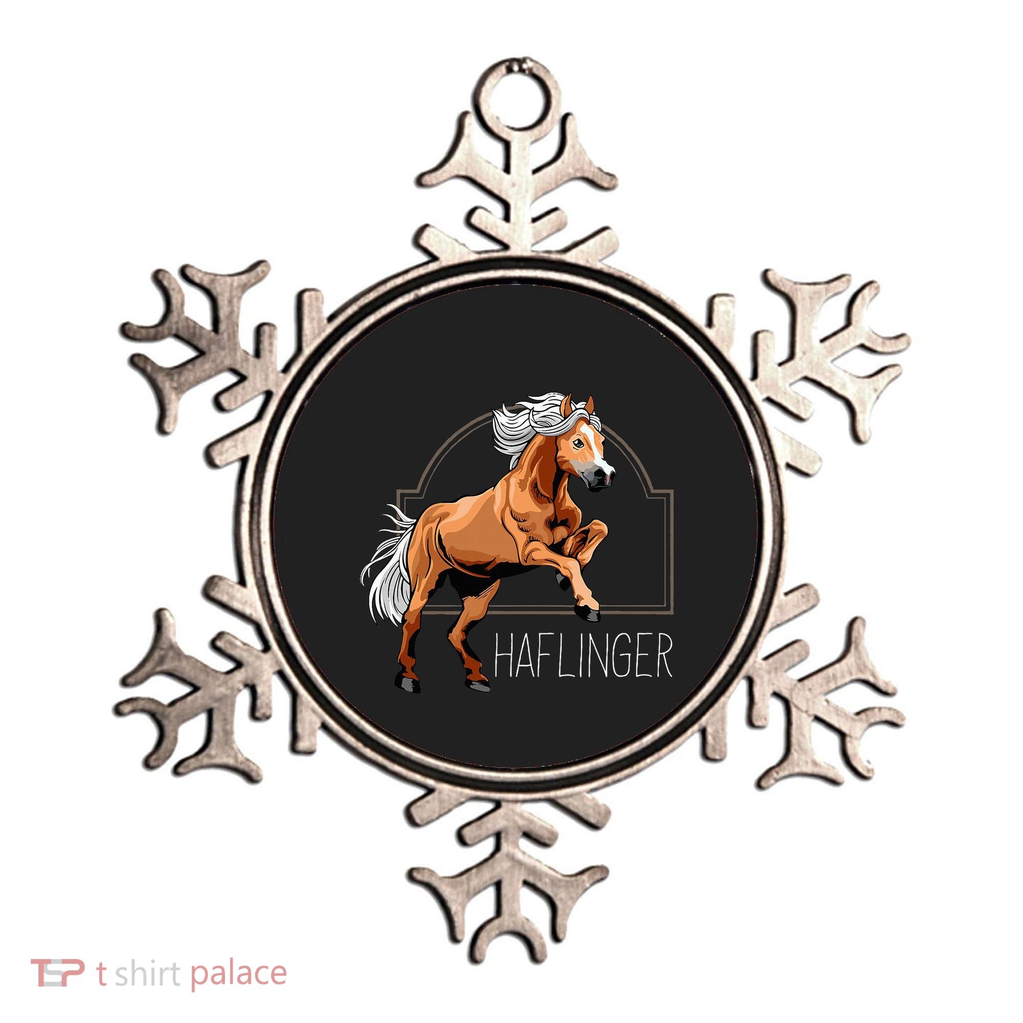 Haflinger Rider Horse Pony Riding Ornament