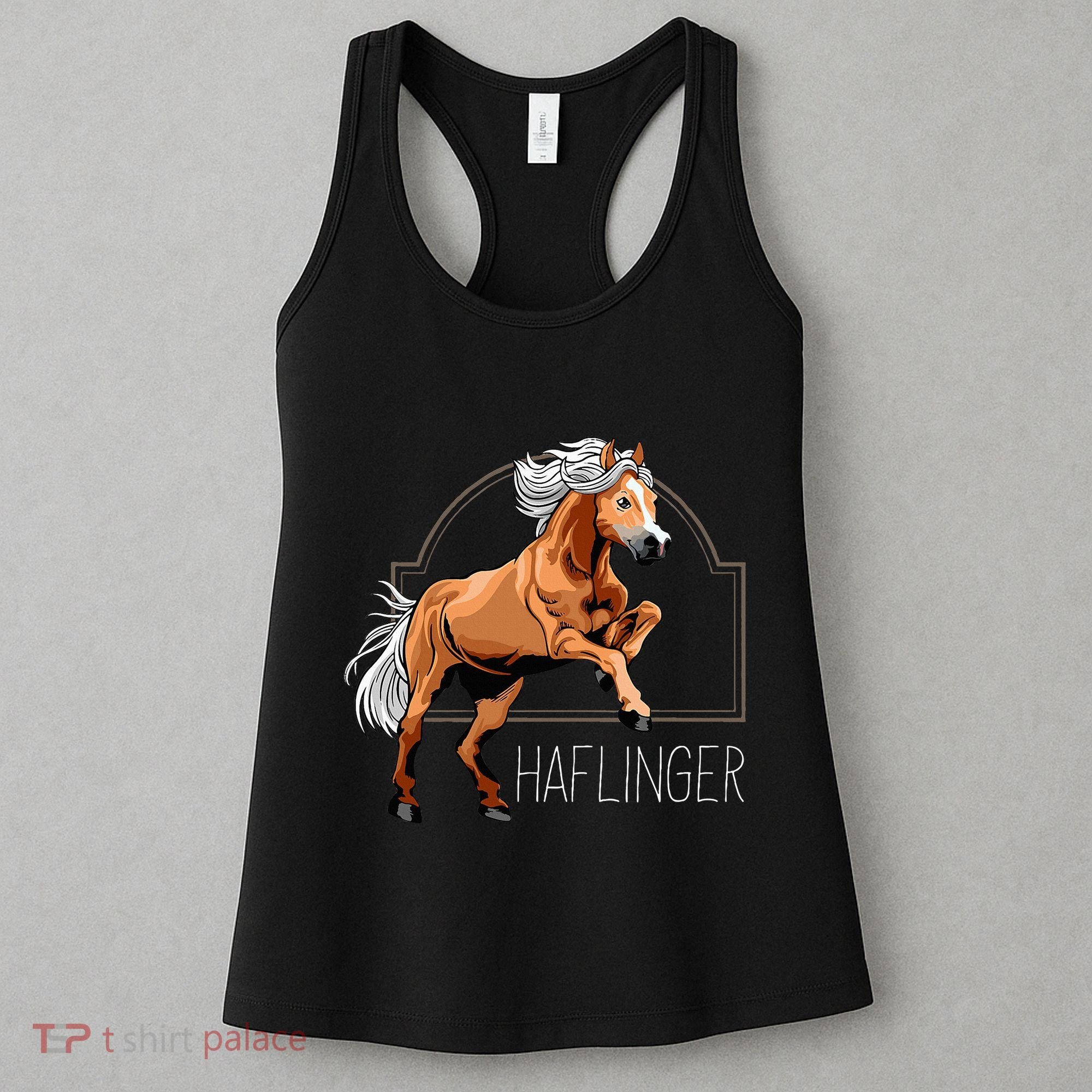 Haflinger Rider Horse Pony Riding Women's Tank Top