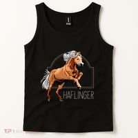 Haflinger Rider Horse Pony Riding Tank Top thumb 2