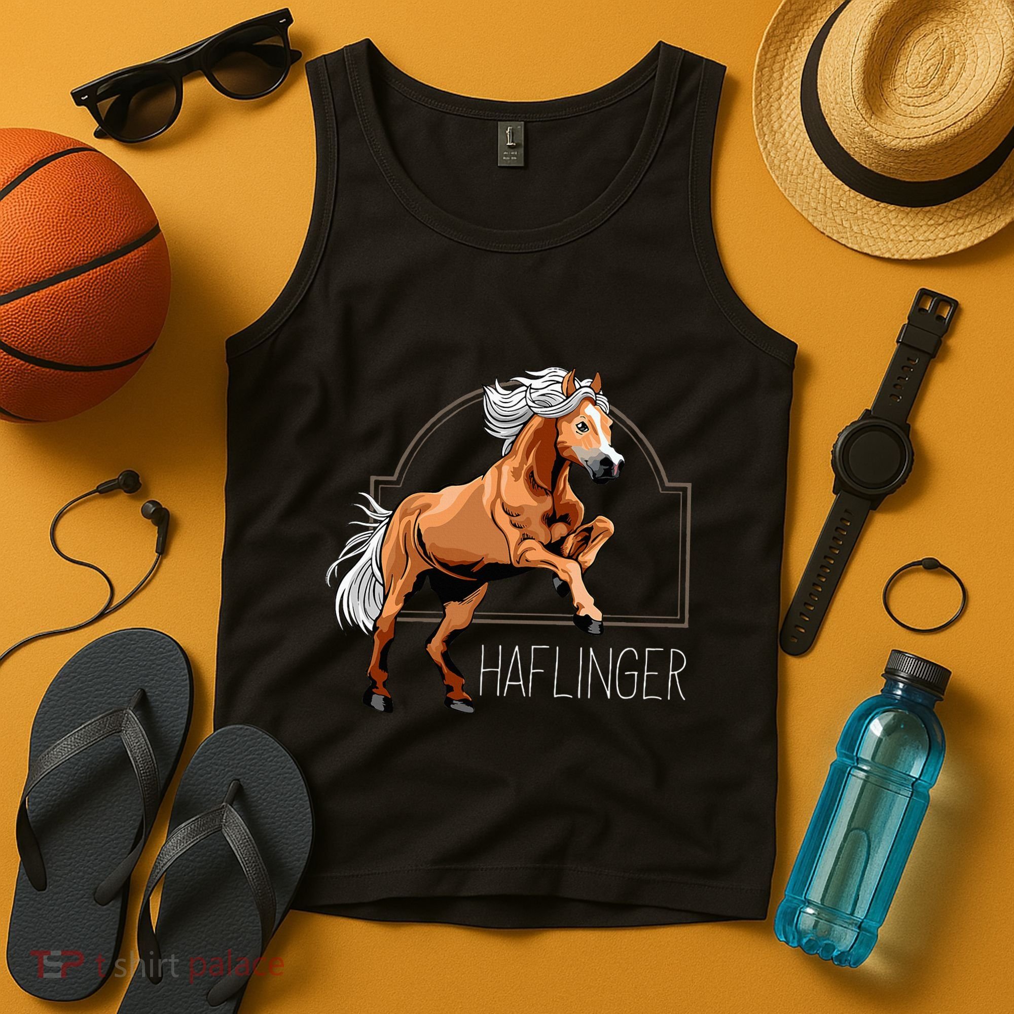 Haflinger Rider Horse Pony Riding Tank Top