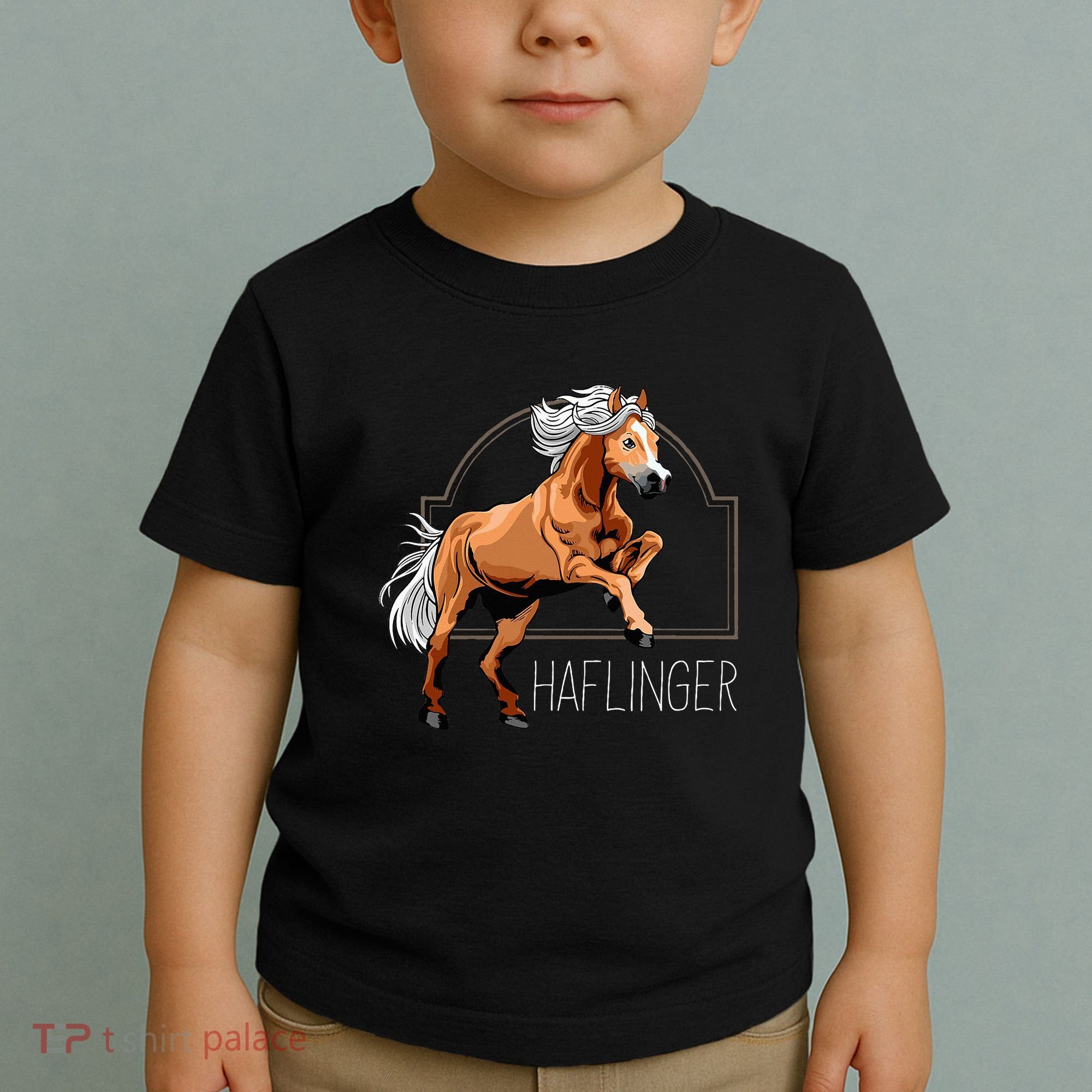 Haflinger Rider Horse Pony Riding Toddler T-Shirt