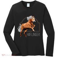 Haflinger Rider Horse Pony Riding Women's Long Sleeve Shirt thumb 0
