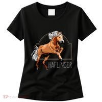 Haflinger Rider Horse Pony Riding Women's T-Shirt thumb 0