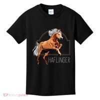 Haflinger Rider Horse Pony Riding Kids T-Shirt thumb 0