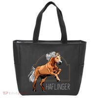 Haflinger Rider Horse Pony Riding Tote Bag thumb 0