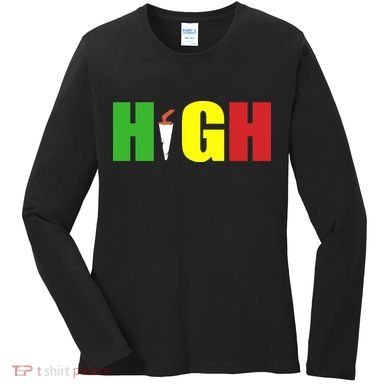 HIGH Rasta Women's Long Sleeve Shirt