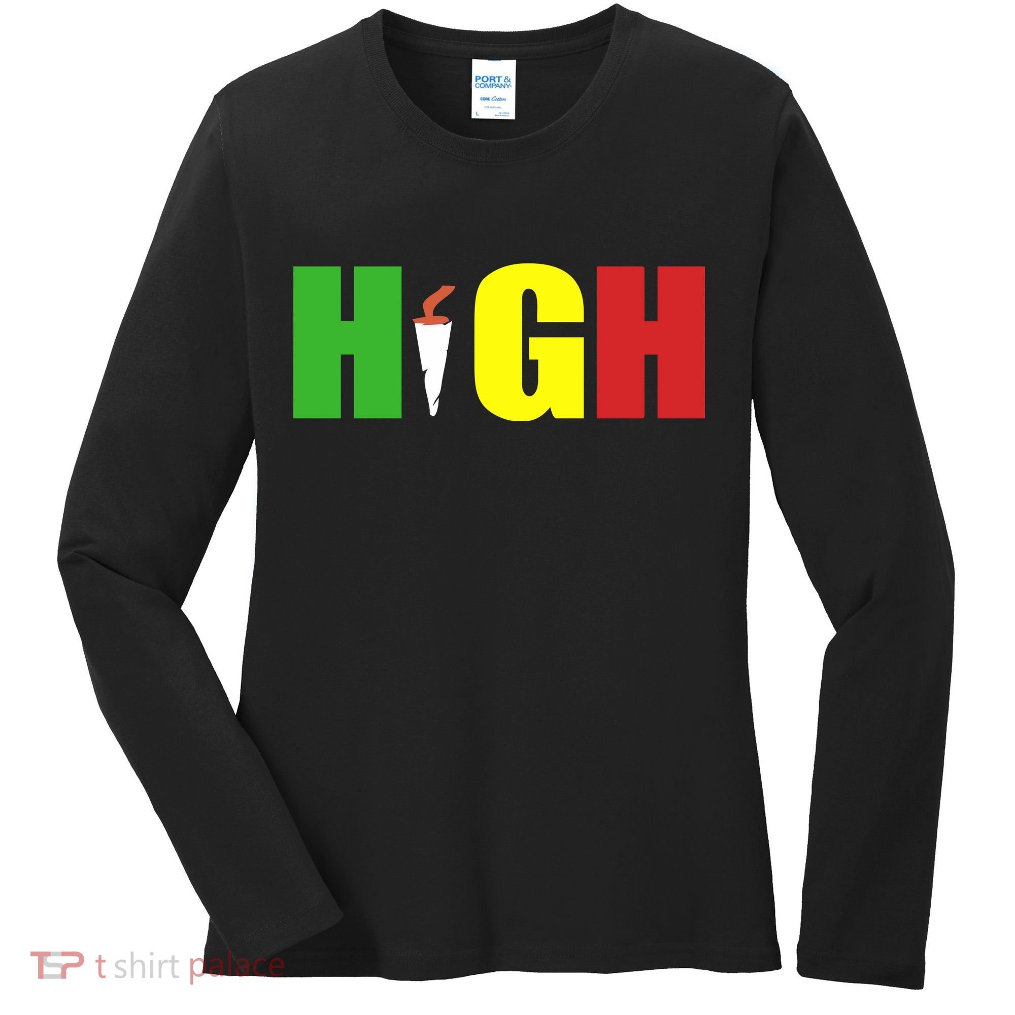 HIGH Rasta Women's Long Sleeve Shirt
