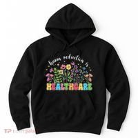 Harm Reduction Is Healthcare Overdose Awareness Day Groovy Hoodie thumb 0