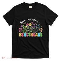 Harm Reduction Is Healthcare Overdose Awareness Day Groovy T-Shirt thumb 0