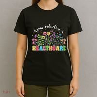 Harm Reduction Is Healthcare Overdose Awareness Day Groovy T-Shirt thumb 4
