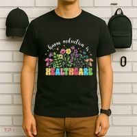 Harm Reduction Is Healthcare Overdose Awareness Day Groovy T-Shirt thumb 6