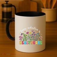 Harm Reduction Is Healthcare Overdose Awareness Day Groovy Coffee Mug thumb 4