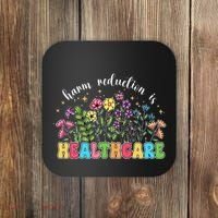 Harm Reduction Is Healthcare Overdose Awareness Day Groovy Coaster thumb 0