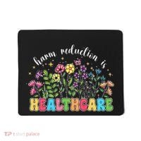 Harm Reduction Is Healthcare Overdose Awareness Day Groovy Mousepad thumb 0