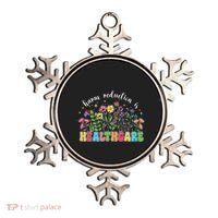Harm Reduction Is Healthcare Overdose Awareness Day Groovy Ornament thumb 0